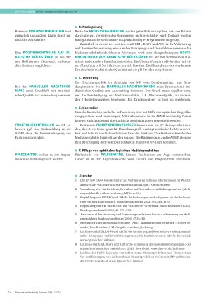 Vorschauseite 3: Sachgerechte Aufbereitung ophthalmologischer Medizinprodukte