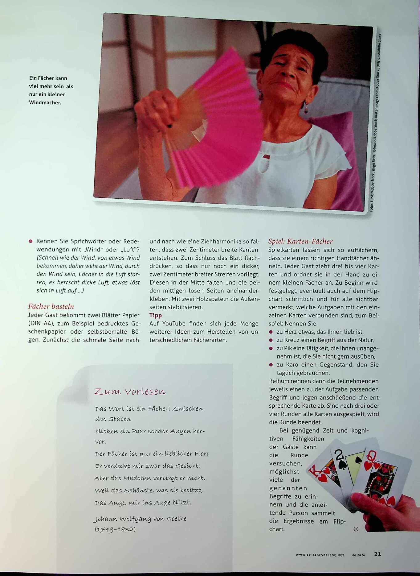 Vorschauseite 2: Faszinierende Fächer