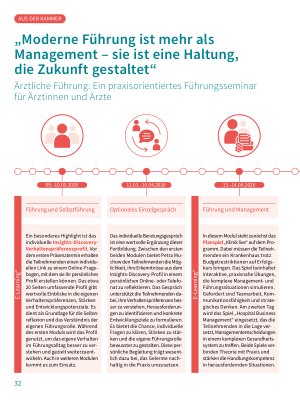 Vorschauseite 1: „Moderne Führung ist mehr als Management – sie ist eine Haltung, die Zukunft gestaltet“