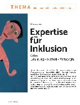 Vorschauseite 2: Expertise für Inklusion oder: Erfahrung – Fußball – Pädagogik?