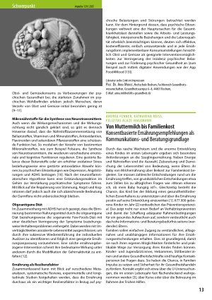 Vorschauseite 2: Mit Hilfe von Ernährung die Psyche stärken?