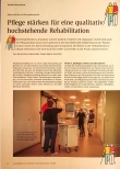 Vorschauseite 1: Pflege stärken für eine qualitativ hochstehende Rehabilitation