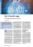 Vorschauseite 1: Die E-Health-Apps: Wirtschaftlich notwendig, aber unsicher?