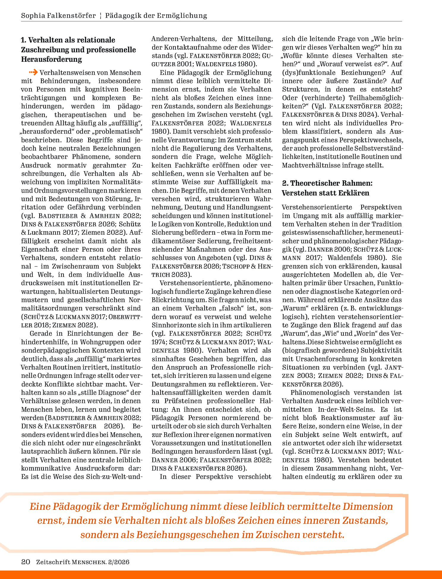 Vorschauseite 2: Pädagogik der Ermöglichung