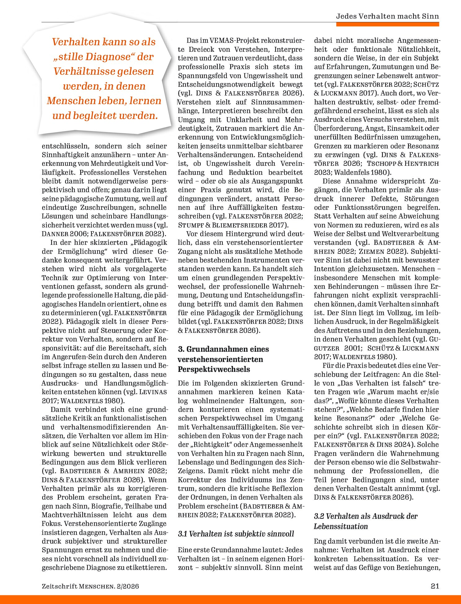 Vorschauseite 3: Pädagogik der Ermöglichung