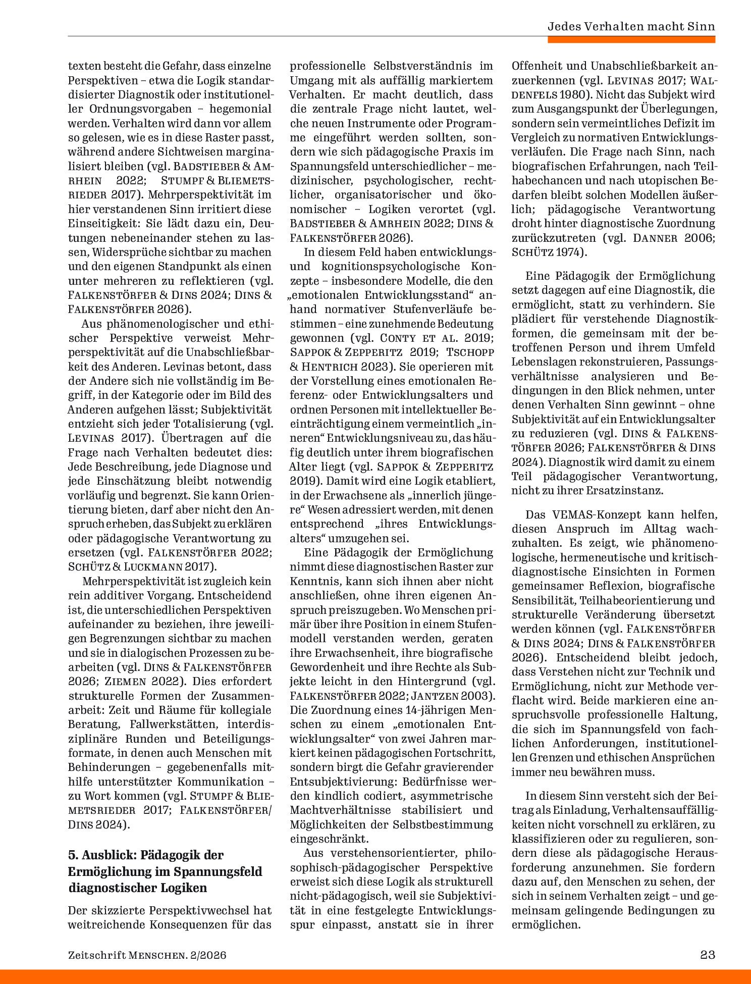 Vorschauseite 5: Pädagogik der Ermöglichung