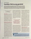 Vorschauseite 1: Familiäre Betreuung gestärkt