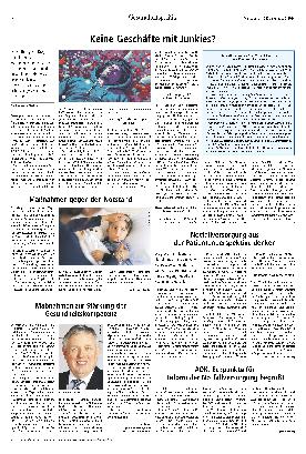 Vorschauseite 1: Gesundheitspolitik