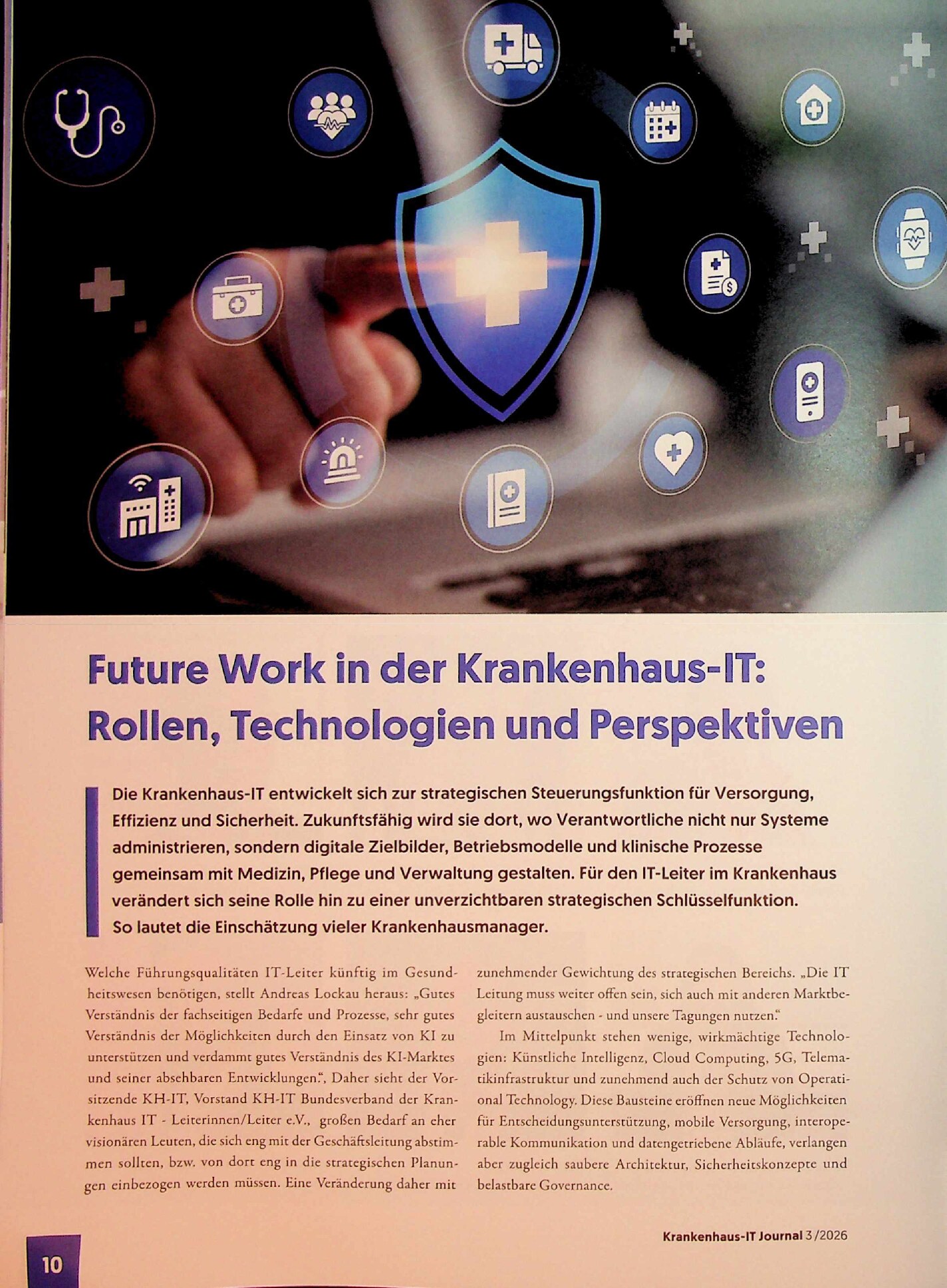 Vorschauseite 1: Future Work in der Krankenhaus-IT: Rollen, Technologien und Perspektiven