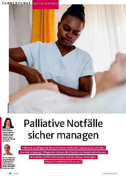 Vorschauseite 1: Palliative Notfälle sicher managen