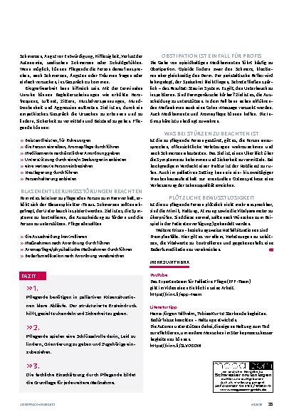 Vorschauseite 4: Palliative Notfälle sicher managen