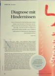 Vorschauseite 1: Diagnose mit Hindernissen