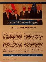 Vorschauseite 1: Neue Würdenträger
