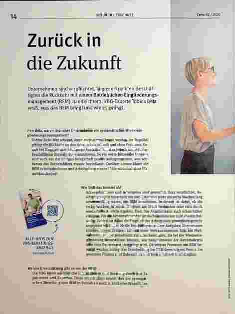 Vorschauseite 1: Zurück in die Zukunft
