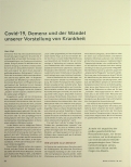Vorschauseite 1: Covid-19, Demenz und der Wandel unserer Vorstellung von Krankheit