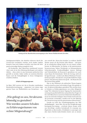 Vorschauseite 3: Waldorfschule: Aufruf zur Demokratie
