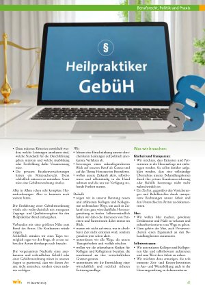 Vorschauseite 2: Honorarabrechnungen Eigenverantwortung und Selbstbestimmung statt staatlicher Verordnungen