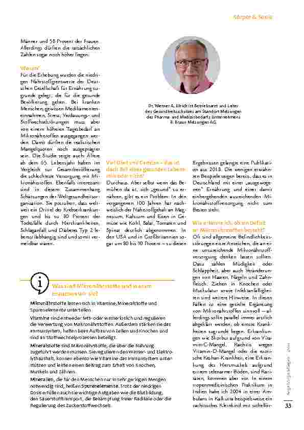 Vorschauseite 2: Wann Nahrungsergänzung sinnvoll ist