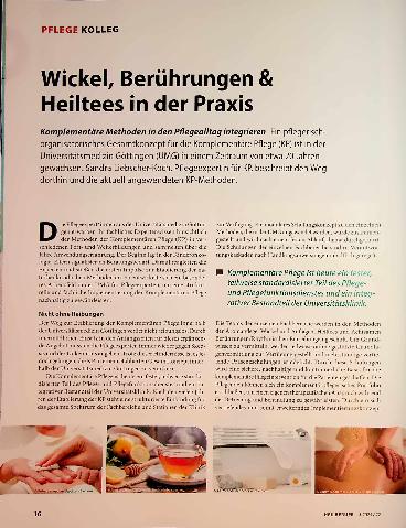 Vorschauseite 1: Wickel, Berührungen & Heiltees in der Praxis