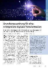 Vorschauseite 1: Grundvoraussetzung für eine erfolgreiche digitale Transformation