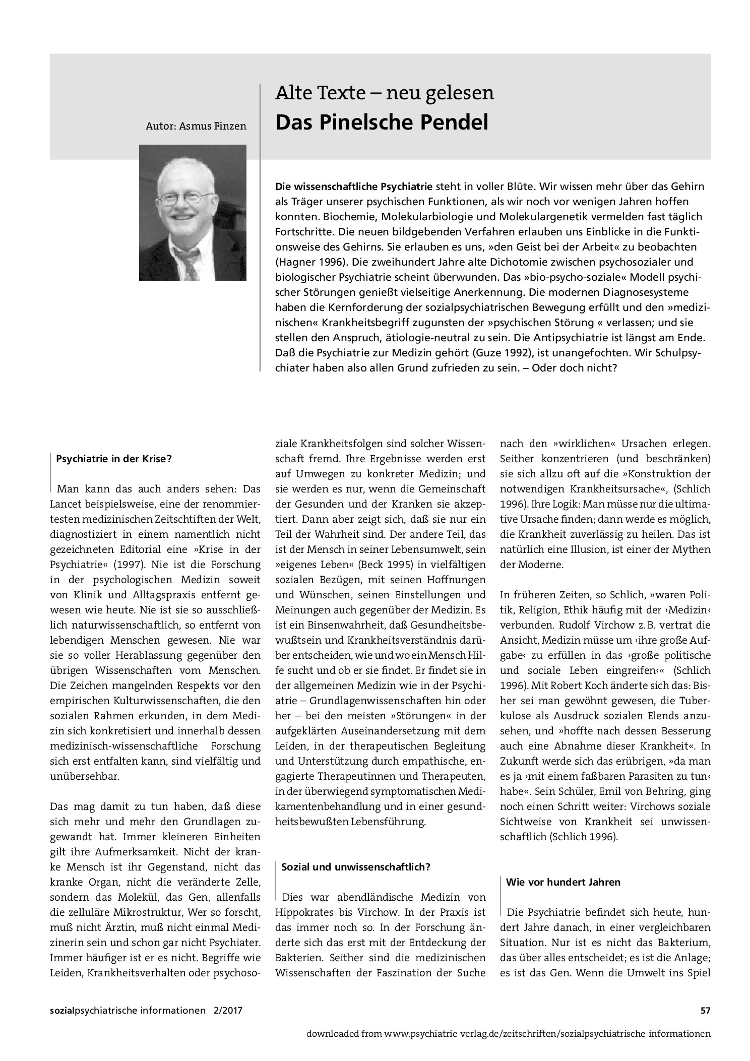 Vorschauseite 1: Das Pinelsche Pendel