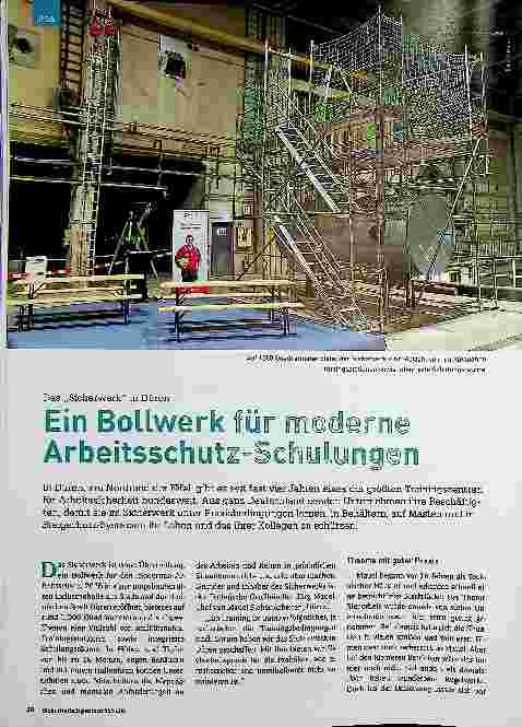 Vorschauseite 1: Das „Sicherwerk“ in Düren: Ein Bollwerk für moderne Arbeitsschutz-Schulungen
