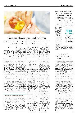 Vorschauseite 1: Genau abwägen und prüfen.