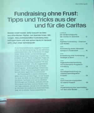 Vorschauseite 2: Fundraising ohne Frust: Tipps und Tricks aus der und für die Caritas