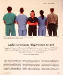 Vorschauseite 1: Mehr Personal in Pflegeheimen tut Not.