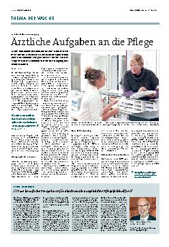 Vorschauseite 1: Ärztliche Aufgaben an die Pflegekräfte