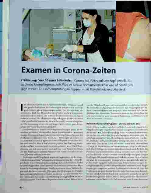 Vorschauseite 1: Examen in Corona-Zeiten