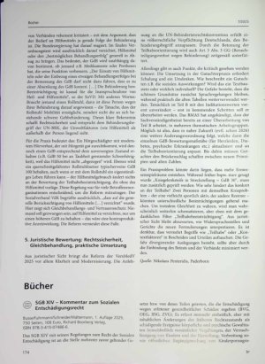 Vorschauseite 3: Reform im Sozialrecht: Versorgungsmedizin-Verordnung