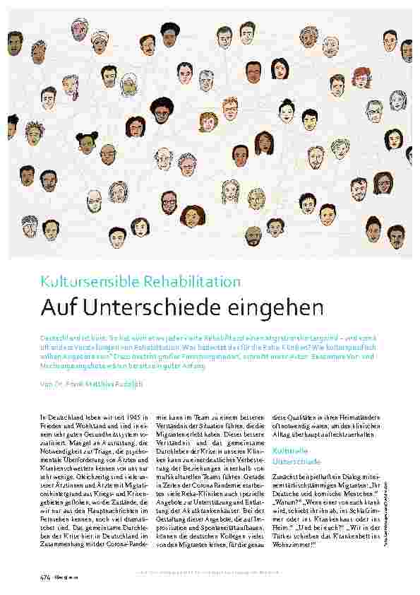 Vorschauseite 1: Kultursensible Rehabilitation: Auf Unterschiede eingehen