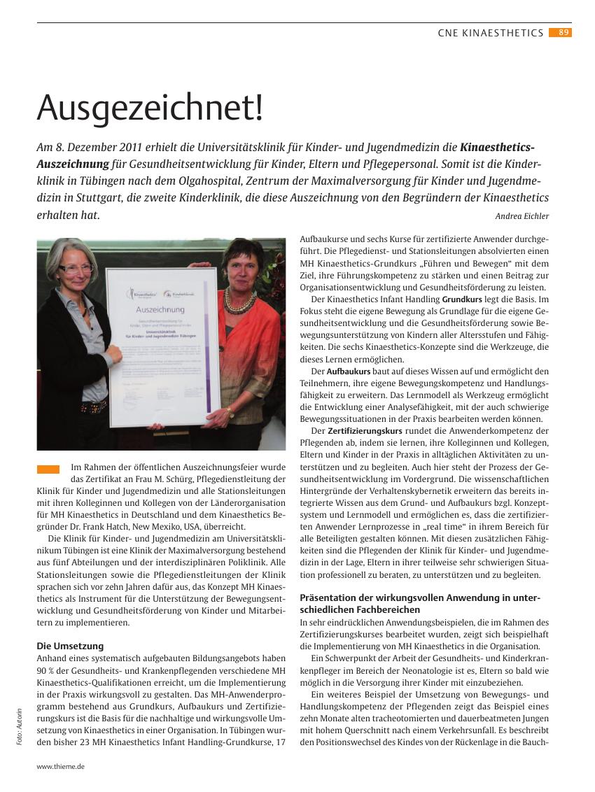 Vorschauseite 1: Ausgezeichnet!