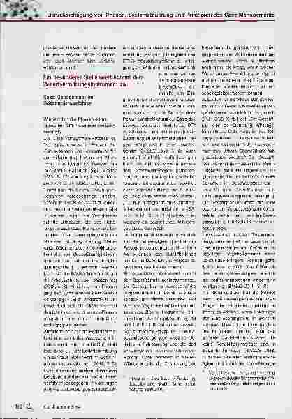 Vorschauseite 2: Berücksichtigung von Phasen, Systemsteuerung und Prinzipien des Case Managements. Case Management und das im Bundesteilhabegesetz vorgesehene Gesamtplanverfahren gern. §§ 117 ff.…