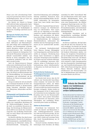 Vorschauseite 2: Zustand der Umwelt bleibt besorgniserregend