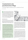 Vorschauseite 1: Unsicherheit in der psychiatrischen Pflege