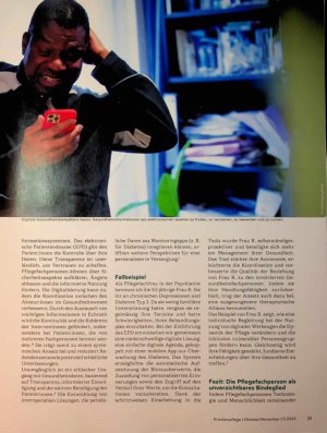 Vorschauseite 2: Eine wichtige Rolle im digitalen Empowerment der Patientinnen