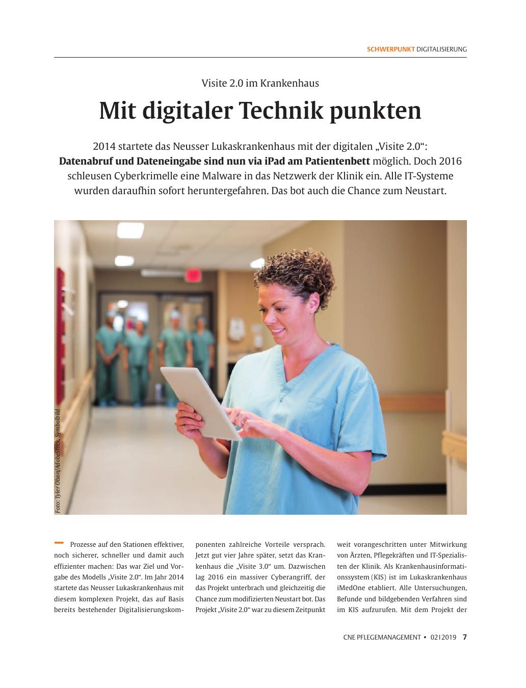 Vorschauseite 1: Mit digitaler Technik punkten