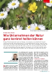 Vorschauseite 1: Wie Unternehmen der Natur ganz konkret helfen können