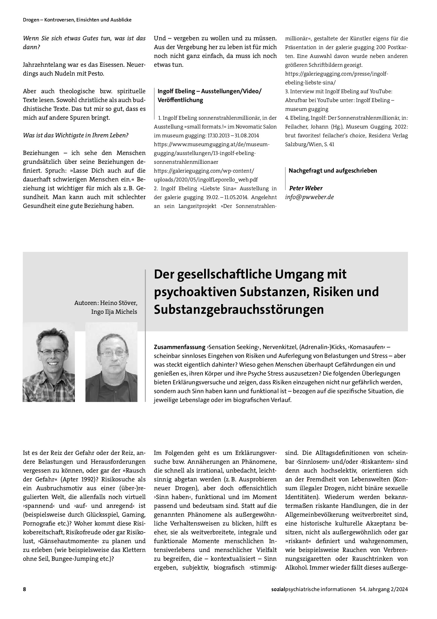 Vorschauseite 1: Der gesellschaftliche Umgang mit psychoaktiven Substanzen, Risiken und Substanzgebrauchsstörungen