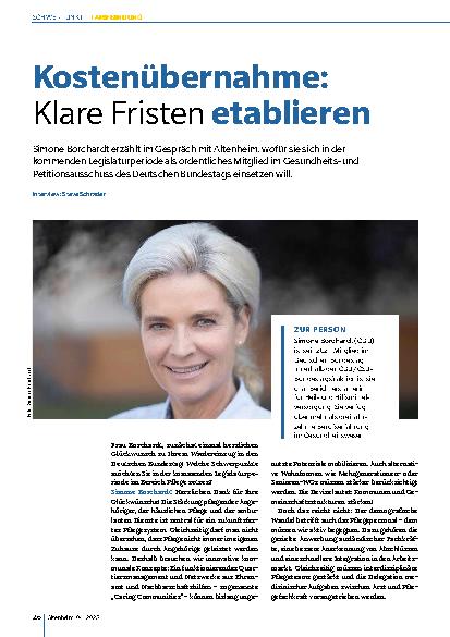 Vorschauseite 1: Kostenübernahme: Klare Fristen etablieren