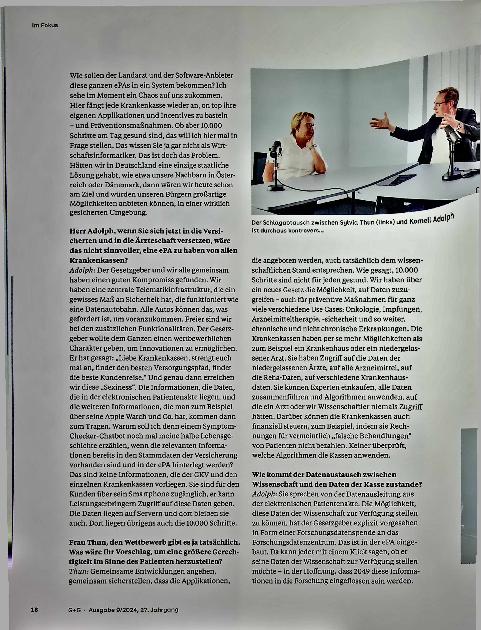 Vorschauseite 5: Chaos oder Mehrwert - auf dem Weg zur ePA