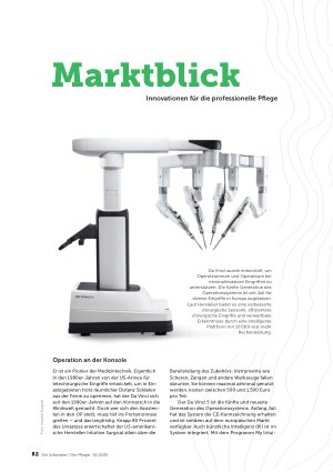 Vorschauseite 1: MarktblickInnovationen für die professionelle Pflege