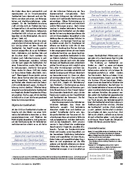 Vorschauseite 2: Dankbarkeit – höfliche Geste, Verpflichtung oder wehleidige Eigenschaft?