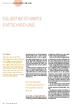 Vorschauseite 1: Selbstbestimmte Entscheidung