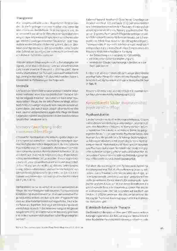 Vorschauseite 5: Traumasensible psychiatrische Pflege
