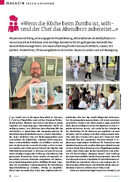 Vorschauseite 1: »Wenn die Küche beim Zumba ist, während der Chef das Abendbrot zubereitet...«