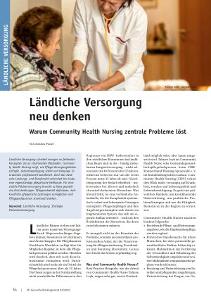 Vorschauseite 1: Ländliche Versorgung neu denken Warum Community Health Nursing zentrale Probleme löst