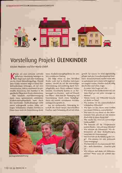 Vorschauseite 1: Vorstellung Projekt ULENKINDER